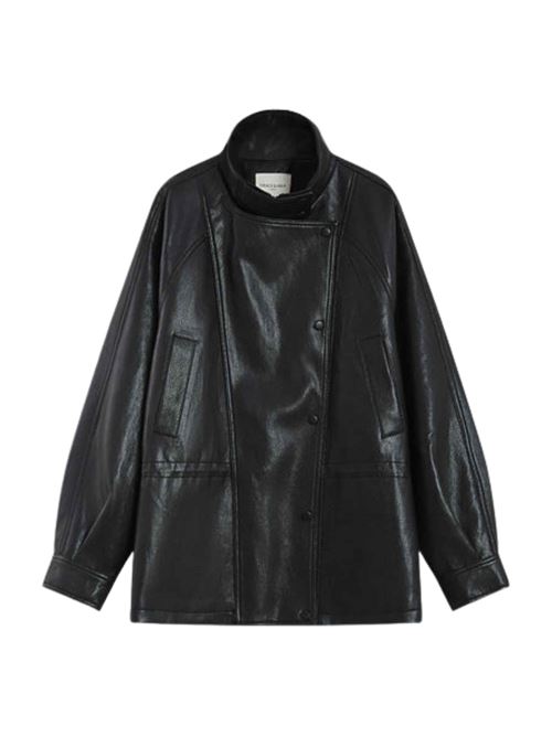 Giacca over in ecopelle Grace & Mila | FW26111010NOIR